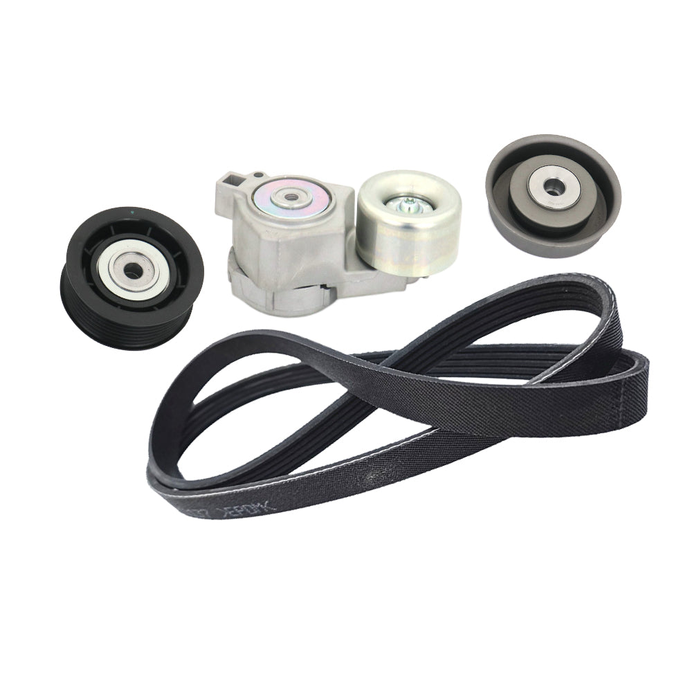 Drive Belt Idler Tensioner Pulley Kit Suitable for Pajero NM NP V6 3. 5L 6G74