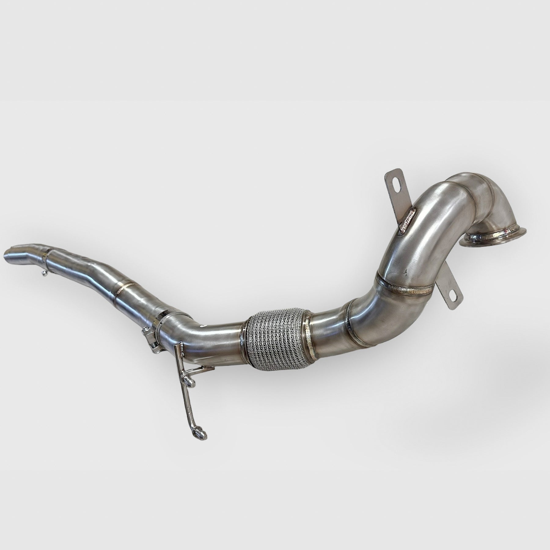 Racing Downpipe For VW MK7 Golf R 2.0T AWD (Catless and Catted)