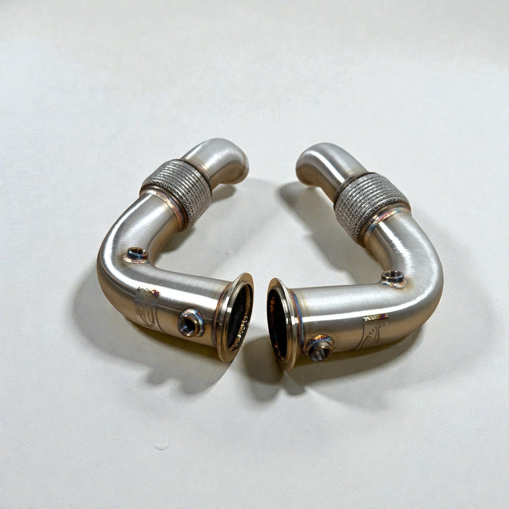 BMW N63 & N63TU Catless Race Downpipes - 550i, 650i, 750i, Alpina B6 B7 (F Chassis)