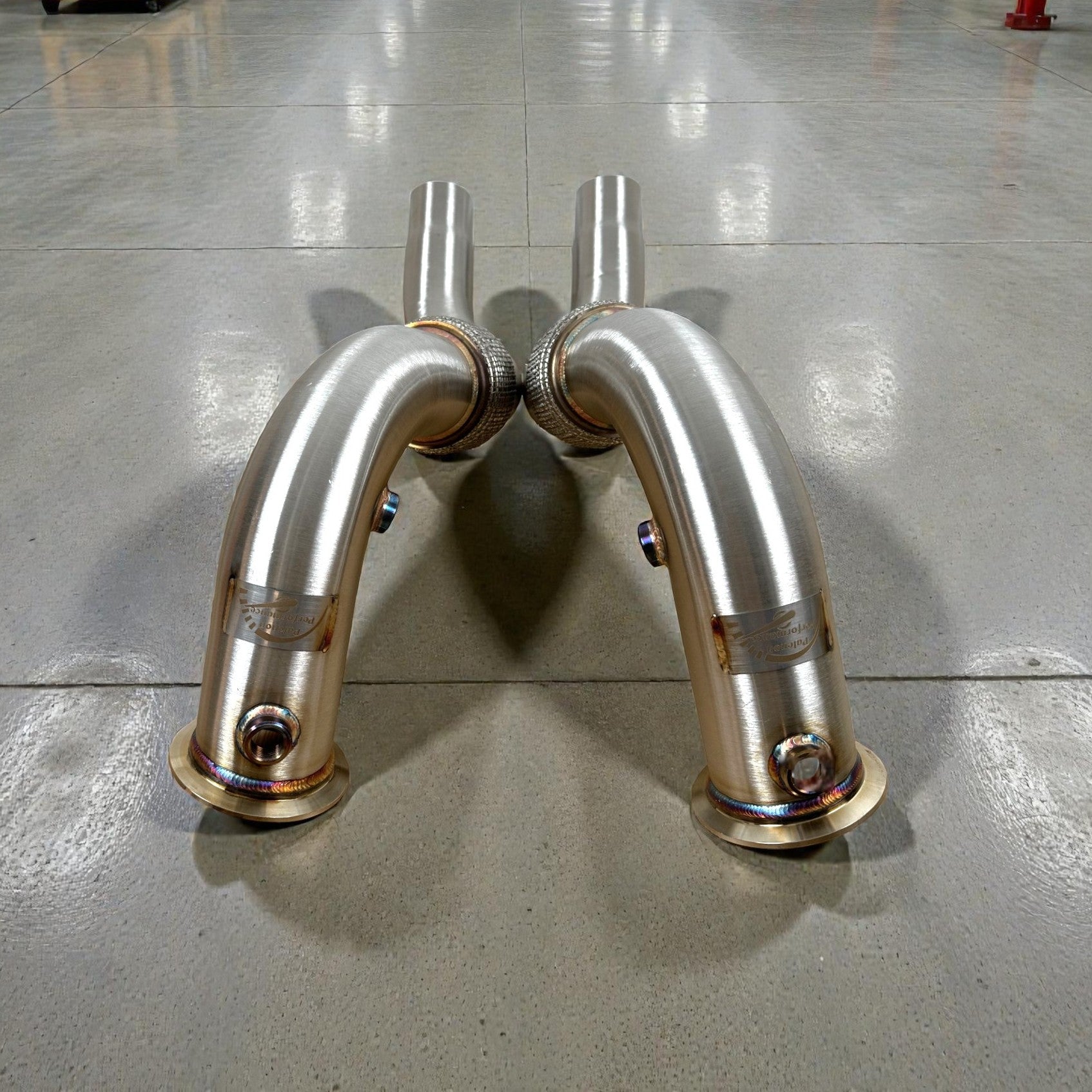 BMW N63 & N63TU Catless Race Downpipes - 550i, 650i, 750i, Alpina B6 B7 (F Chassis)