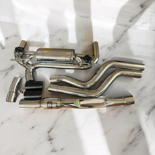 2015-2019 BMW F30 340i B58 Full Valve Performance Exhaust System | Palenon Performance