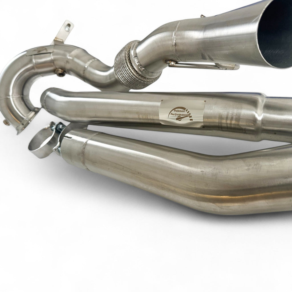 AWD Audi S3 8Y Race Downpipe & VW MK8 Golf R Race Downpipe - Palenon Performance