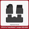 TPE Floor Mats & Luggage Mat for Tesla Model Y Juniper Premium / Performance (2025+) | All-Weather Set