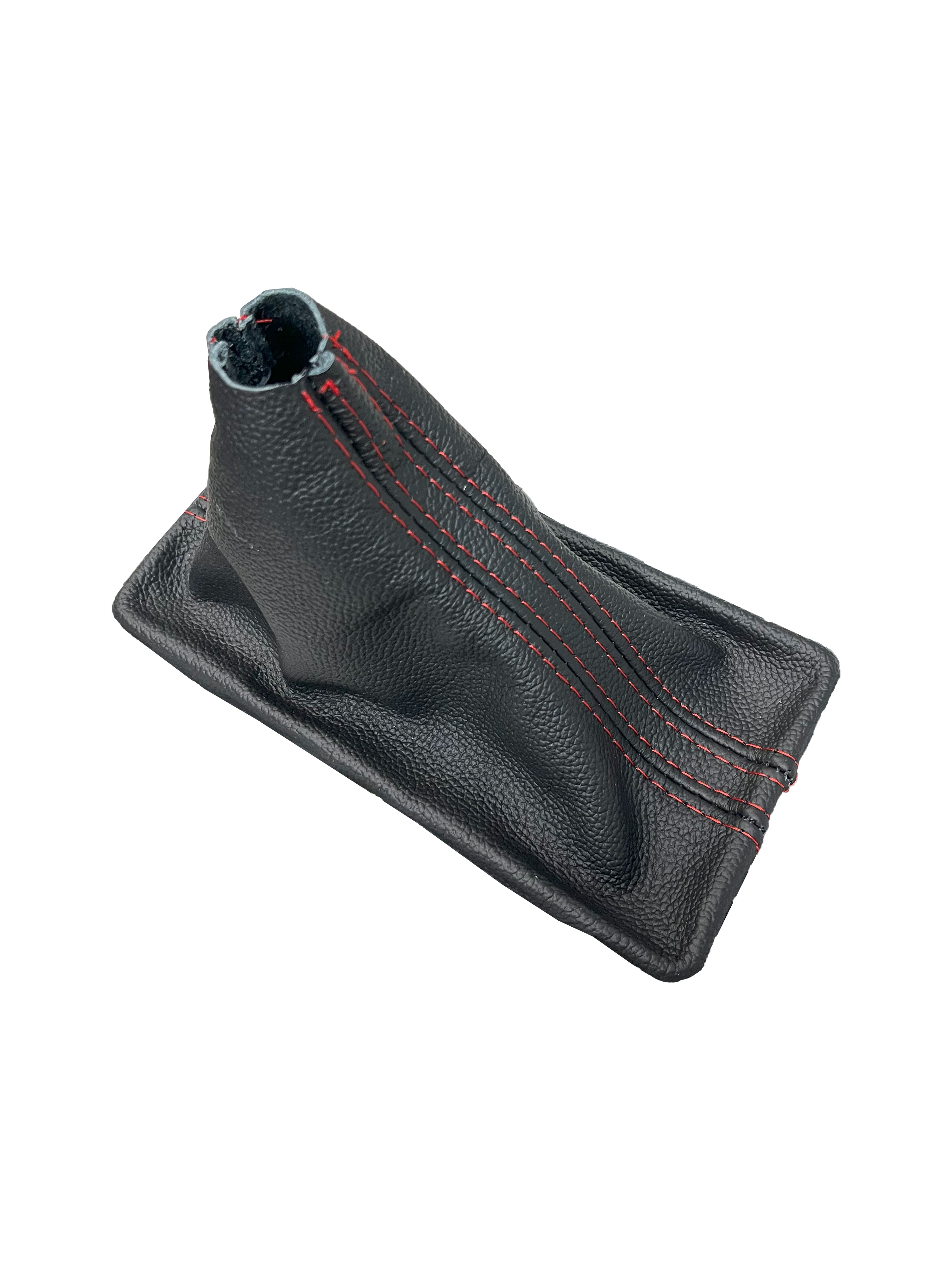 Leather Manual Shift Boot Cover + Frame For Ford Mustang GT 2010 2011 2012 2013 2014